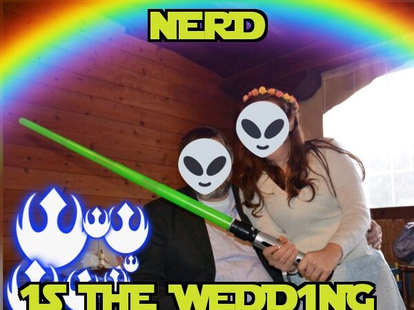 Nerd is the wedding